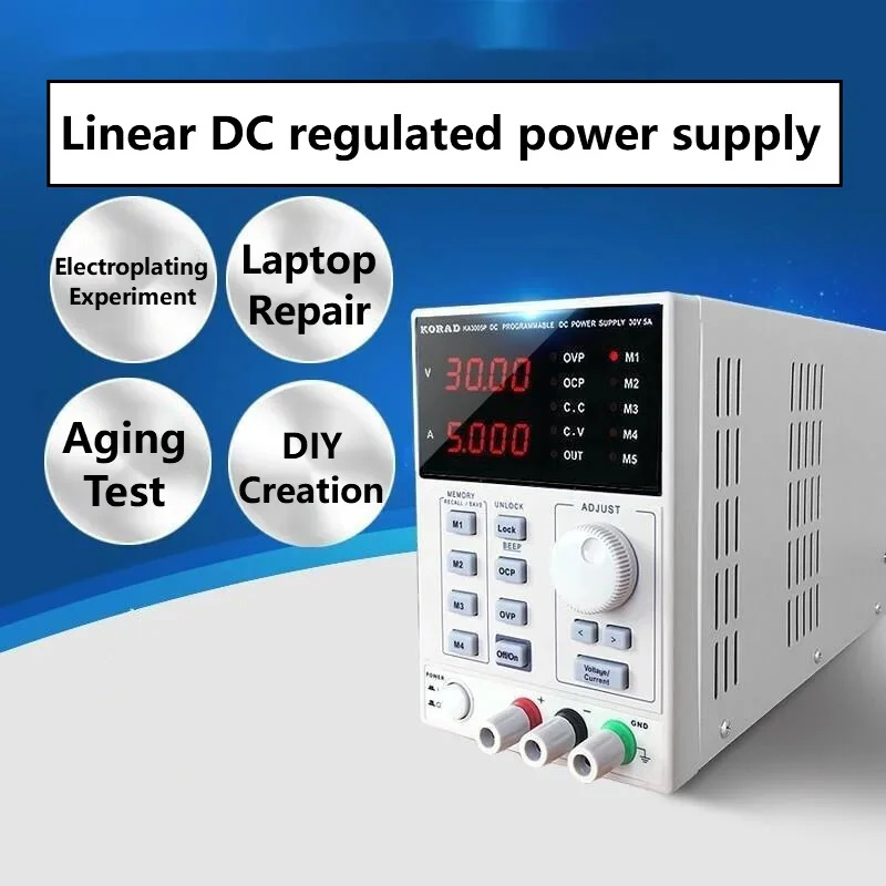 Programmable Dc Power Supply 60V 5A - Alimentatore DC Lineare Regolato 30V 60V