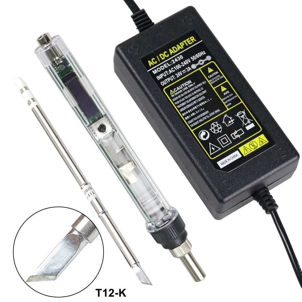 Soldering Station T12 Oled - T12 Kit saldatore elettrico DC 12-24V