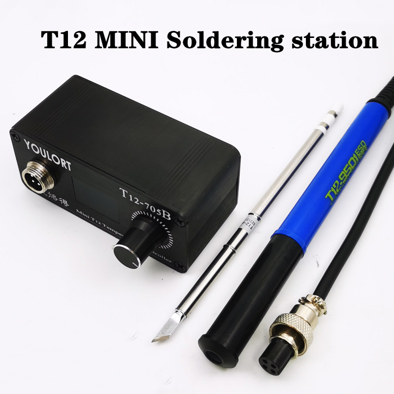 Soldering Station T12 Oled - MINI T12-705B stazione di saldatura OLED