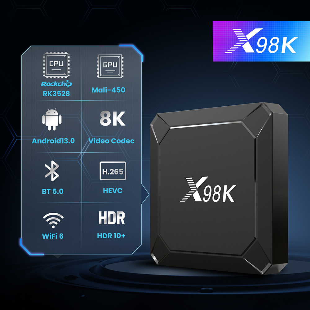 Nuovo X98K Android 13 TV Box 8 - Radxa Rock 5B 16Gb recensione e prezzo