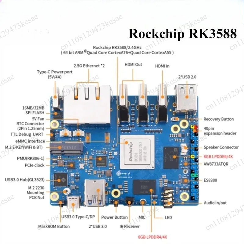 Orange Pi 5 Plus RK3588 SBC 16 - Orange Pi 5 Plus 16Gb recensione e prezzo
