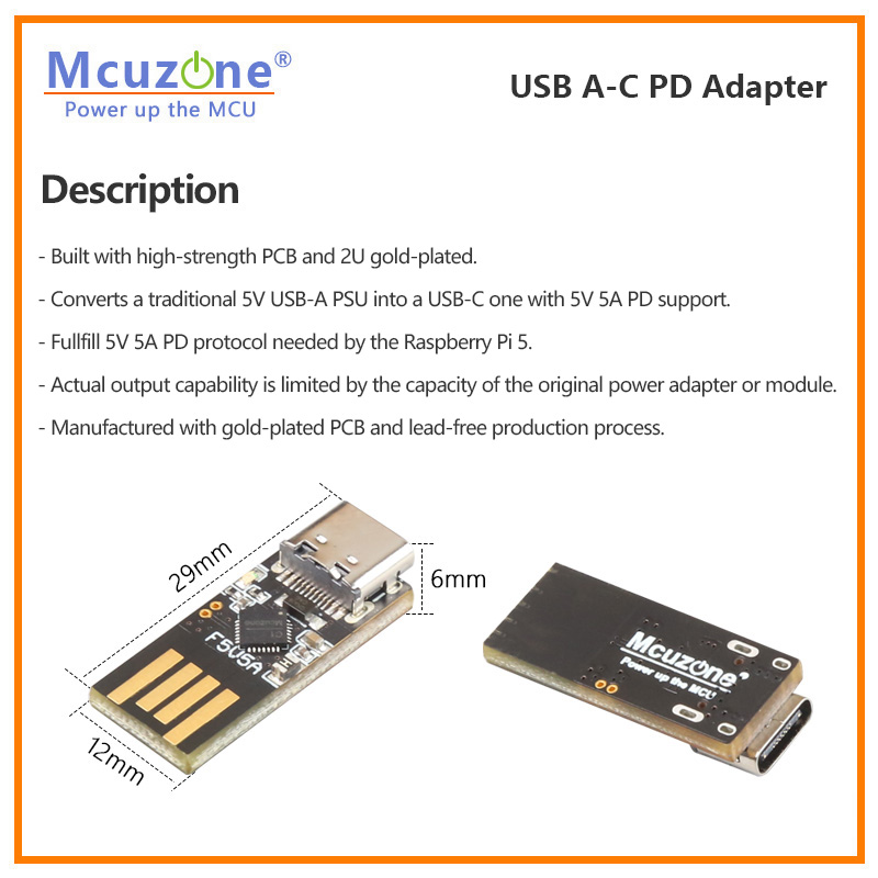 Adattatore PD USB AC Raspberry - Banana Pi Bpi-M5 recensione e prezzo