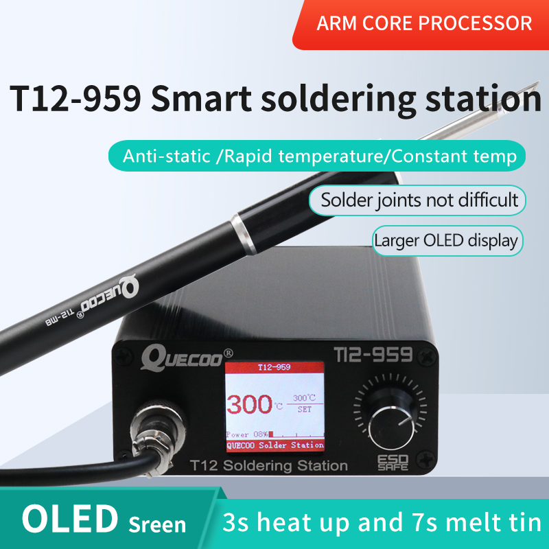 Stazione di saldatura T12-959  - Soldering Station T12 Oled recensione e prezzo