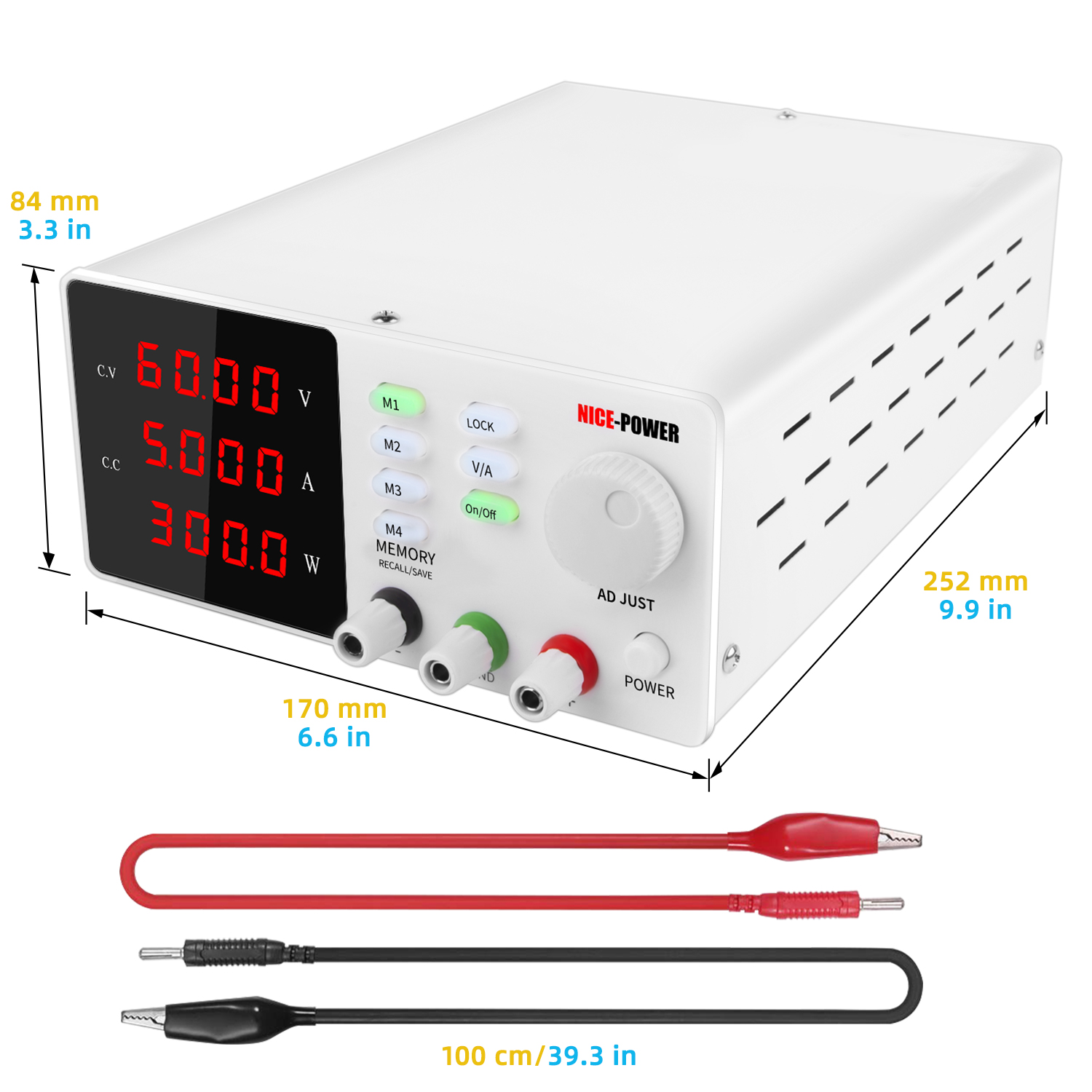 Nuovo design Nice Power Spps-S - Programmable Dc Power Supply 60V 5A recensione e prezzo