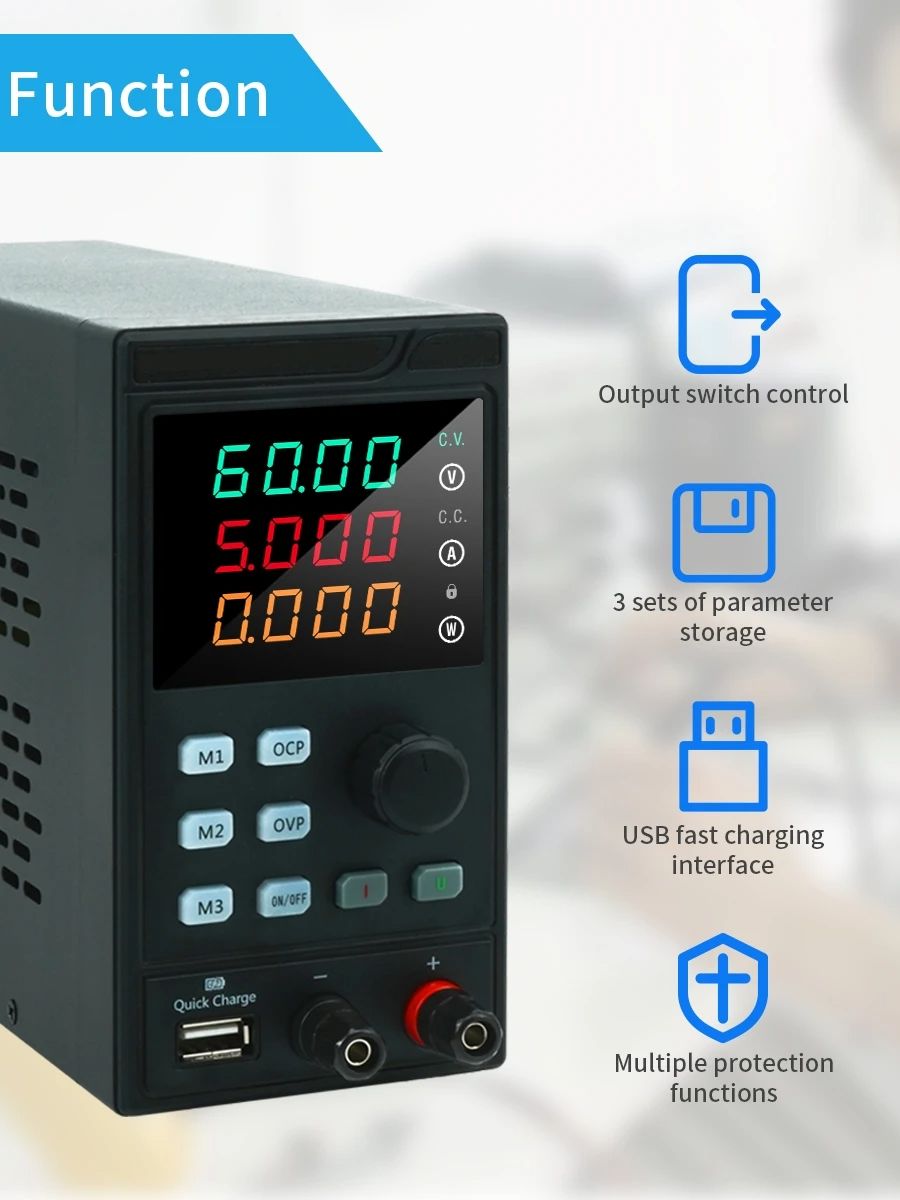 MYAMI 30V 32V 10A con USB/RS48 - Programmable Dc Power Supply 60V 5A recensione e prezzo